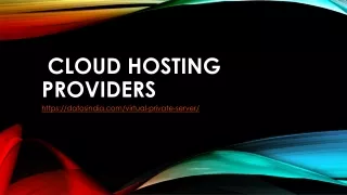 cloud hosting providers