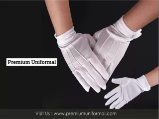 Cotton Gloves For Servers And Caterers
