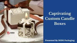 captivating custom candle boxes