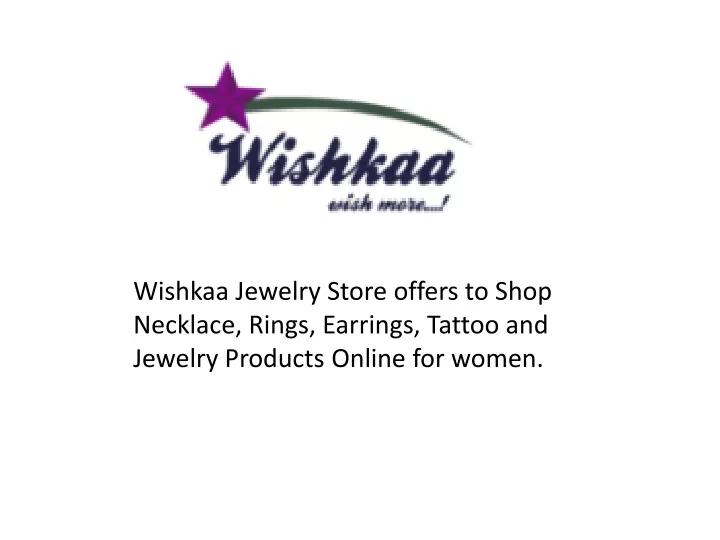 wishkaa jewelry store offers to shop necklace