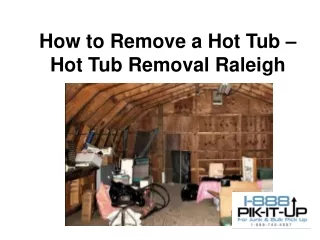 How to Remove a Hot Tub – Hot Tub Removal Raleigh