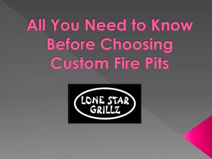 all you need to know before choosing custom fire pits