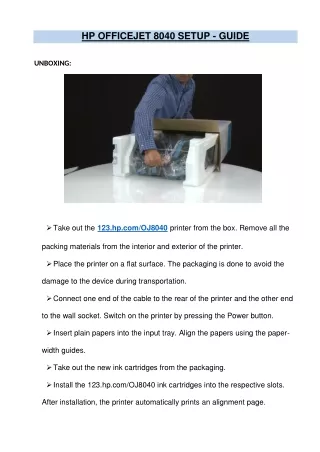 hp officejet 8040 setup guide