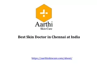Best Skin Doctor in Chennai at India
