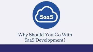 why should you go with saas development
