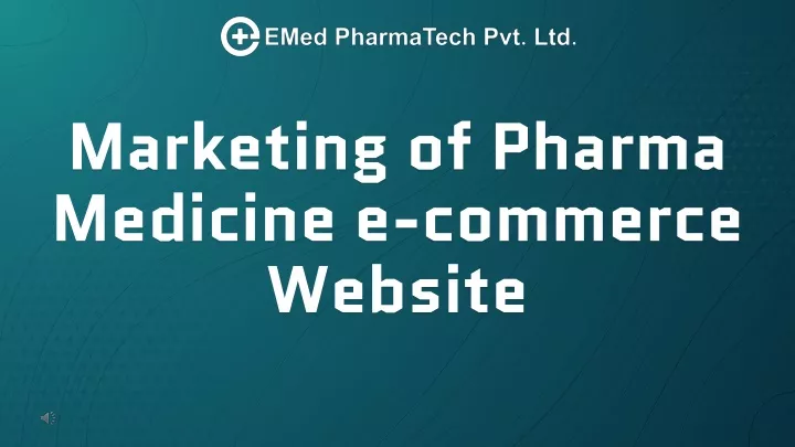 PPT - Marketing of Pharma Medicine Ecommerce Website PowerPoint ...