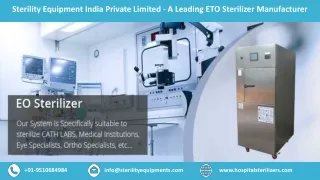 Sterility Equipment India Private Limited -  A Leading ETO Sterilizer Manufacturer