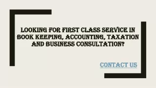 looking looking for first class service