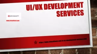 UI UX Development Services