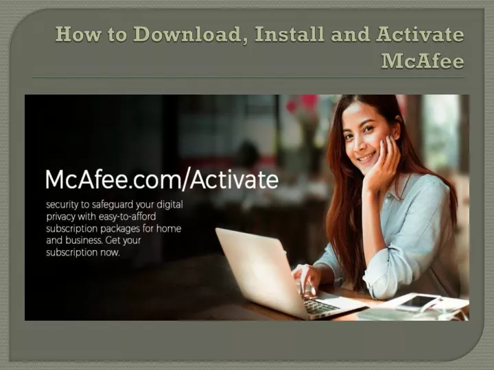 how to download install and activate mcafee