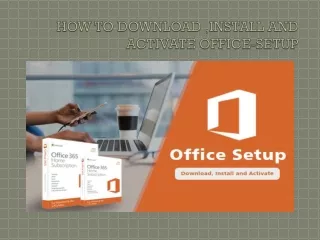 how to download install and activate office setup