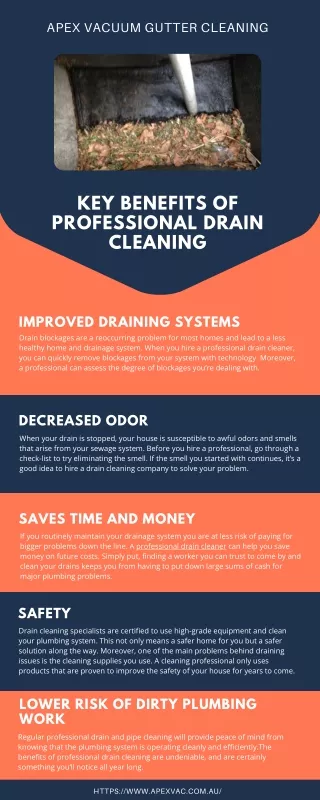 Key Benefits of Professional Drain Cleaning
