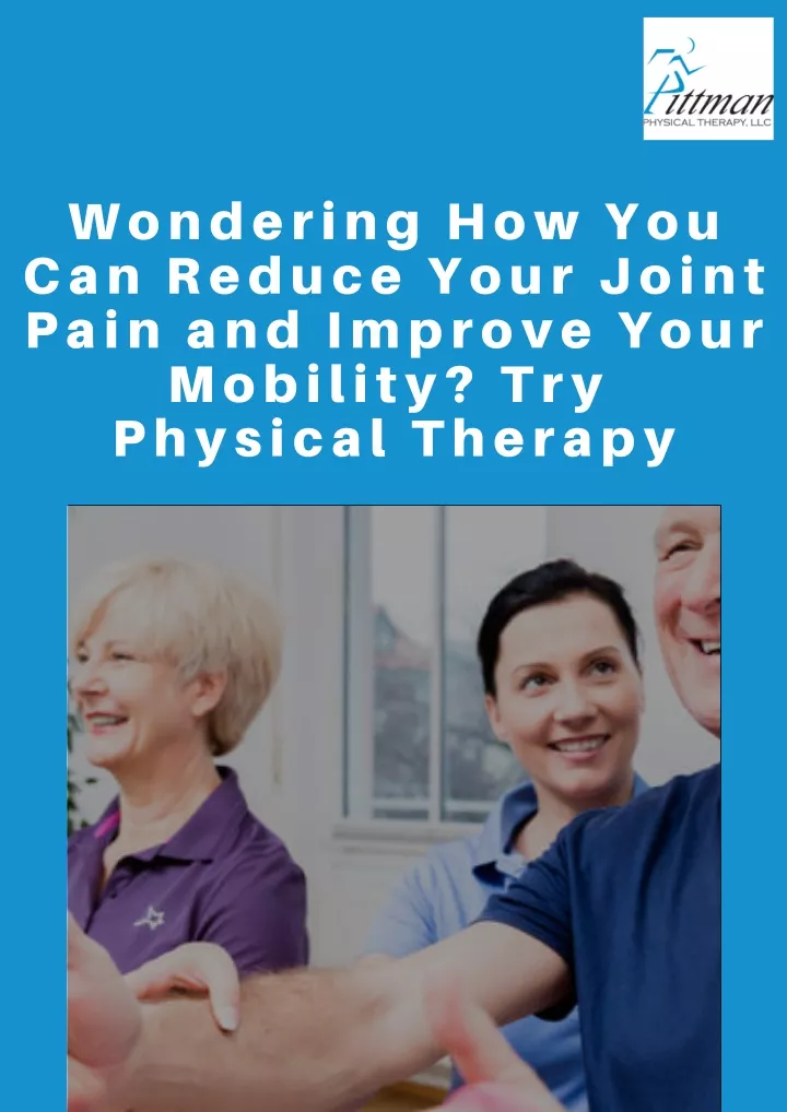 wondering how you can reduce your joint pain