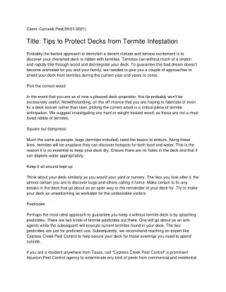 client cycreek pest 05 01 2021 title tips