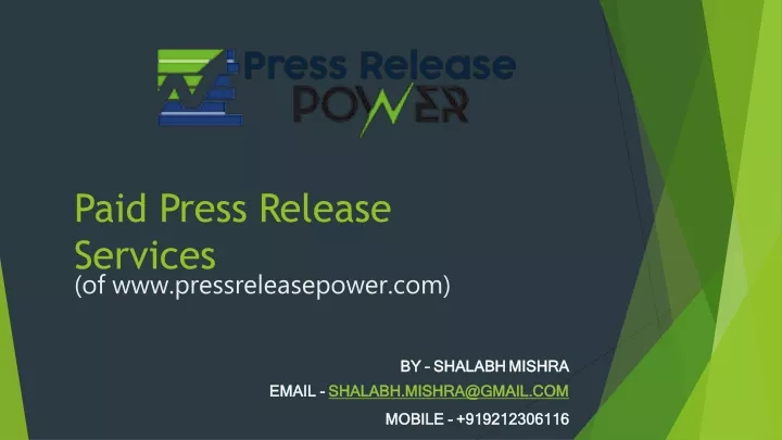 paid press release services