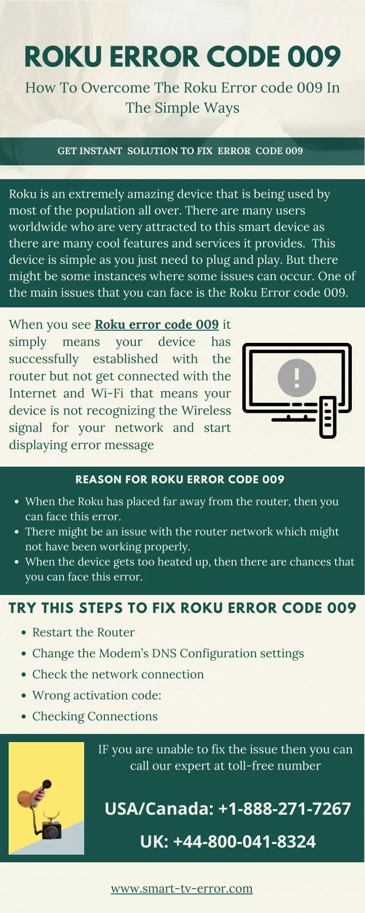 roku error code 009 how to overcome the roku