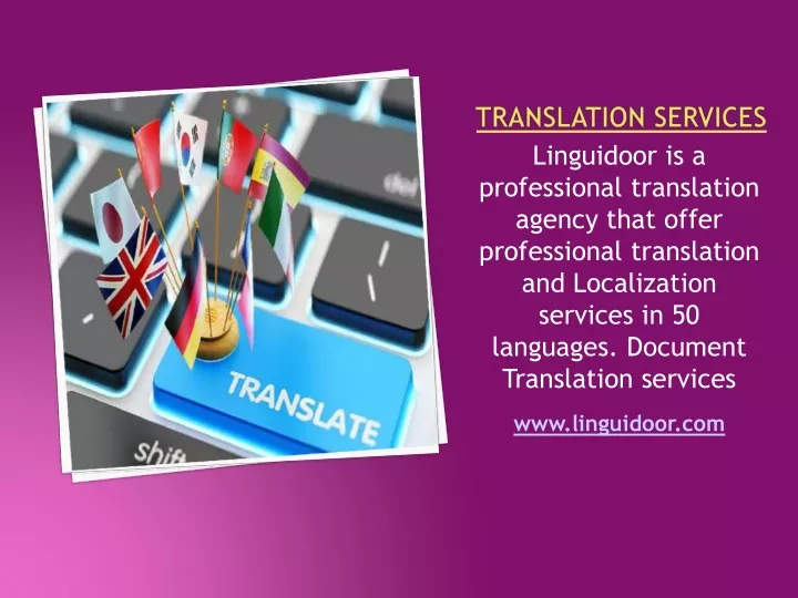 linguidoor is a professional translation agency