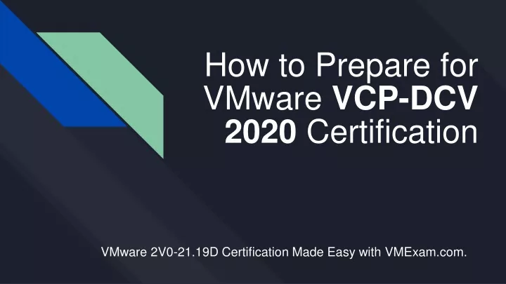 how to prepare for vmware vcp dcv 2020