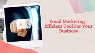 Email Marketing - Efficient Tool For Your Business