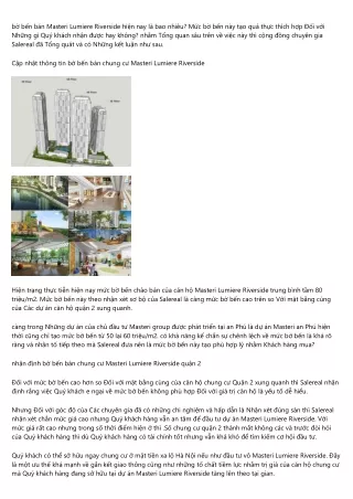 b b n b n masteri lumiere riverside