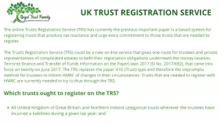 uk trust registration service