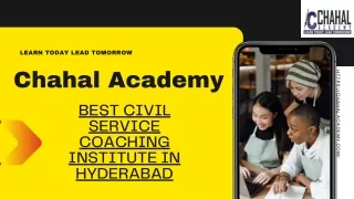 Best Civil Service Coaching Institute in Hyderabad | Chahal Academy