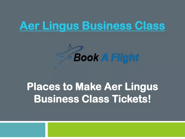 aer lingus business class