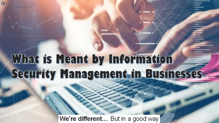 what is meant by information security management