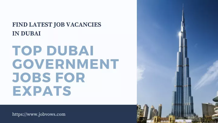 find latest job vacancies in dubai