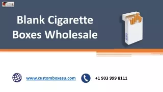 blank cigarette boxes wholesale