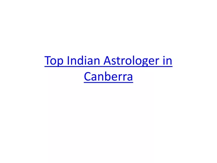 top indian astrologer in canberra