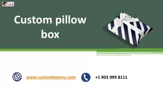 custom pillow box