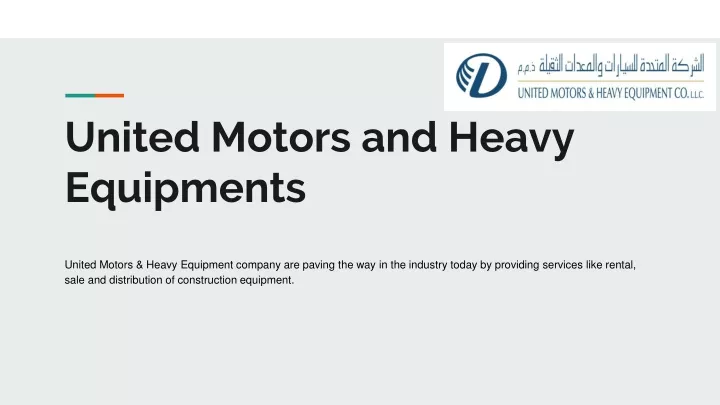 united motors and heavy equipments