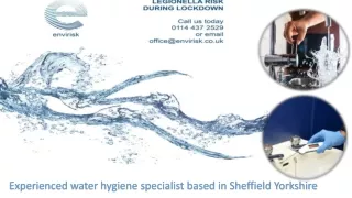 Legionella Risk Assessment Sheffield