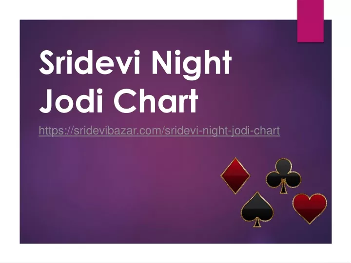 PPT - Sridevi Night Jodi Chart PowerPoint Presentation, free download ...