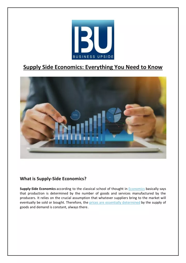 supply side economics everything you need to know