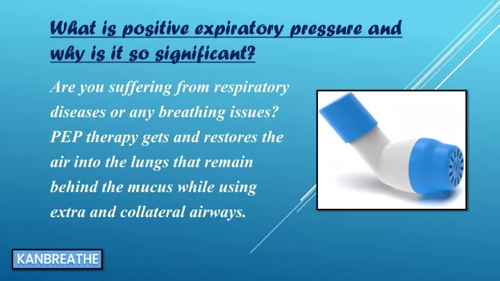 what is positive expiratory pressure