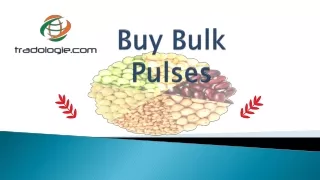 Pulses Exporters/Manufacturers Can Connect With More Than 200,000 Unique Buyers