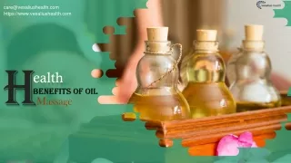 Health Benefits Of Oil Massage