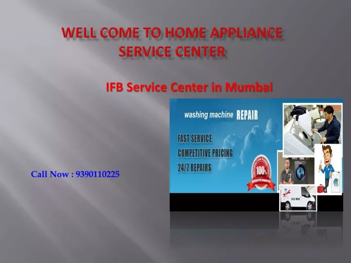 well come to home appliance service center