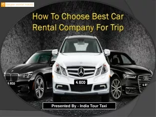 how to choose best car rental company for trip