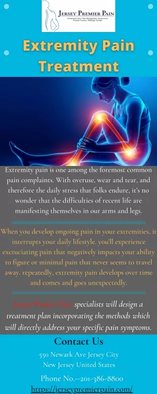 Extremity Pain Treatment