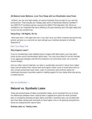 all natural latex mattress love your sleep with
