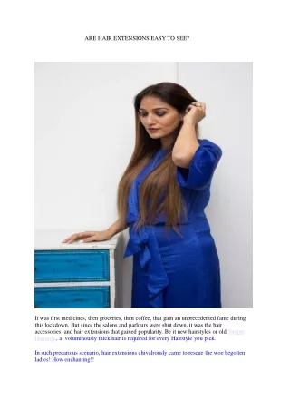 are hair extensions easy to see