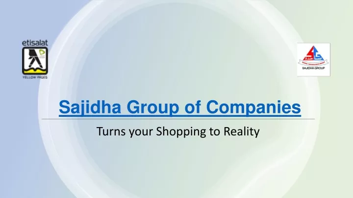 sajidha group of companies