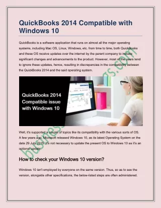 quickbooks 2014 compatible with windows 10