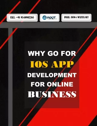 Why Go for iOS App Development for Online Business?