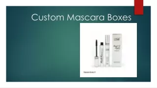 custom mascara boxes