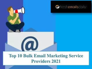 Top 10 Bulk Email Marketing Service Providers 2021
