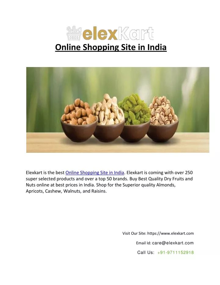 online shopping site in india
